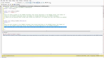 columns in the INSERT statement than values specified in the VALUES clause