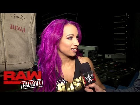 Sasha Banks is out for retribution in the Royal Rumble Kickoff: Raw Fallout, Jan. 23, 2017