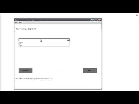 Scrolling Message Box Generator Software