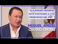 Miguel Ángel Osorio Chong: &quot;Alejandro moreno está faltando a los principios del PRI &quot;