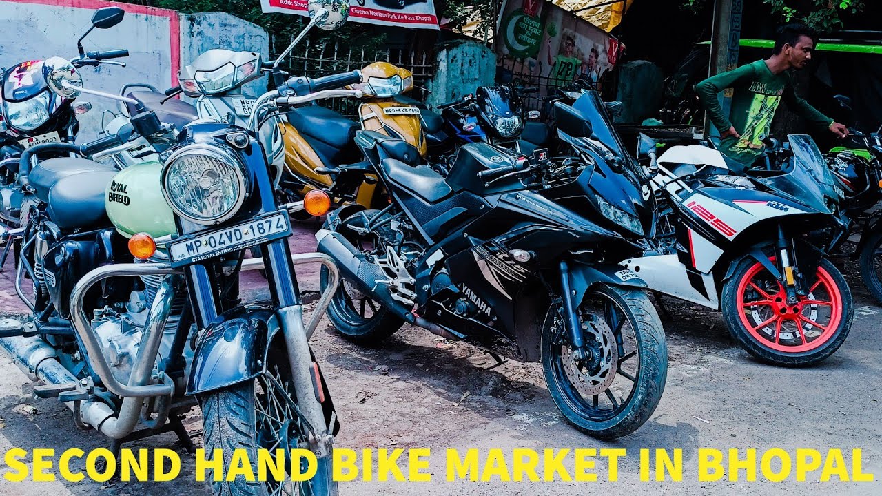 USED BIKE MARKET IN BHOPAL SECOND HAND BIKE AND SCOOTER FOR SALE 👍