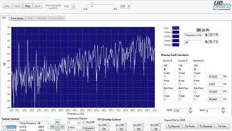 Partial discharge (tracking) in FFT view
