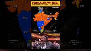 Political Map of India 2026 🇮🇳 | State-Wise Ruling Parties & Alliances Explained!