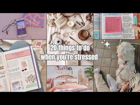 You are in control: Things you can do when you're stressed!