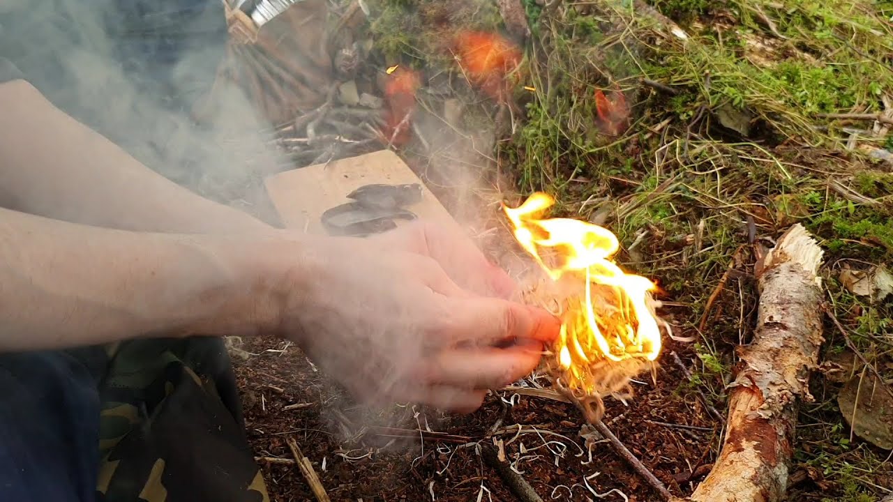 Making Fire With A Flint And Steel YouTube