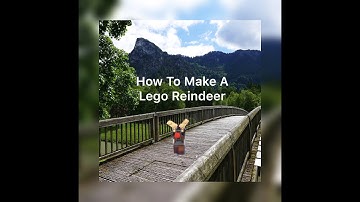 Lego Reindeer (Tutorial) - Intermediate tutorial