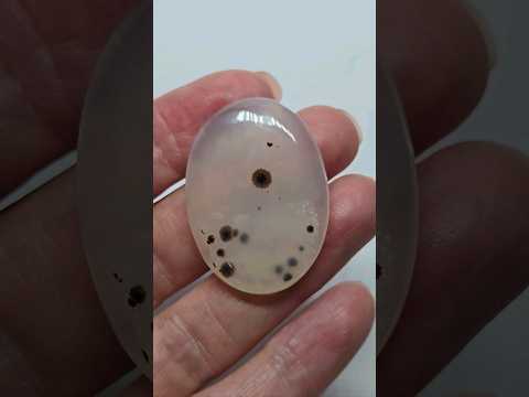 Агат – природний кабошон для колекції для створення ювелірних прикрас 55,7 ct, відео 1