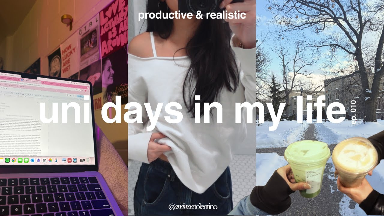 productive & realistic days in my life at uni - YouTube