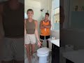 Showing my husband how to properly use the toilet #shorts