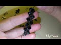 kristal ve kum boncukdan şık bileklik yapımı