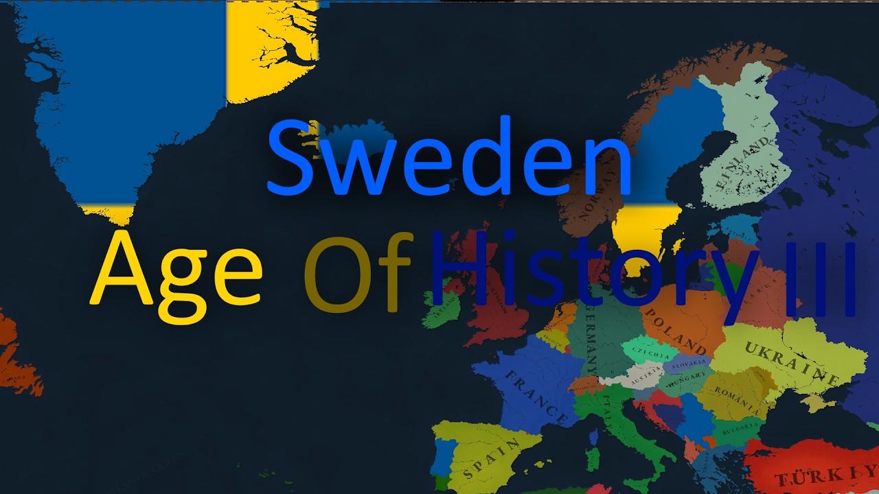 Playing As SWEDEN In Age Of History 3 HARD Difficulty