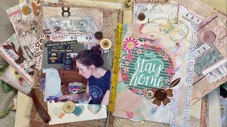 Junk Journal with me / a tribute to sewing  | I'm A Cool Mom