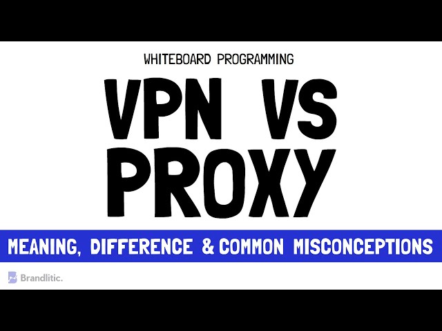 A VPN vs. proxy: differences explained - Surfshark