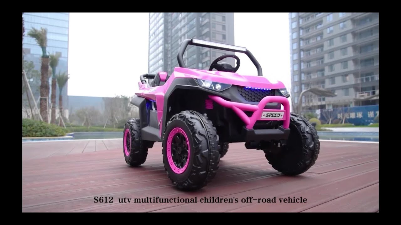 UTV Buggy S612 24V 4x4 Two Seater Kid Ride on Car Rubber Wheel