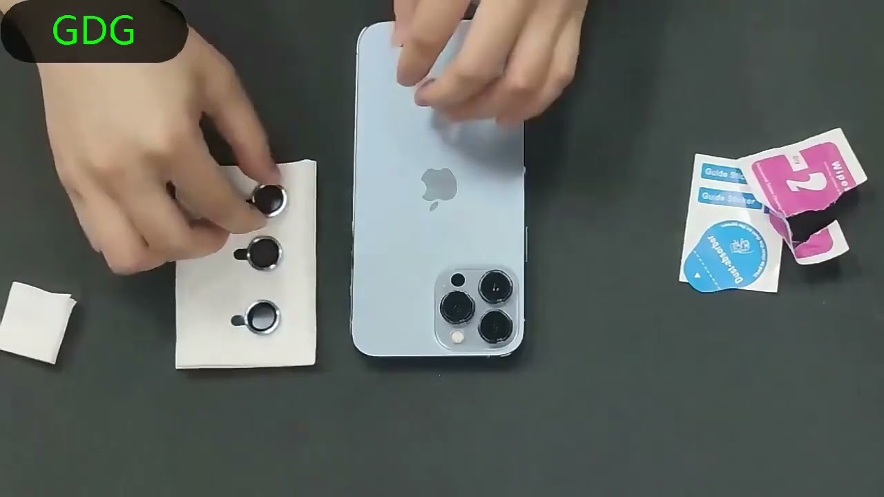 3Pcs Metal Lens Protector Glass For iPhone 15 13 12 11 14 Pro Max Bac