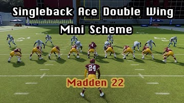 *HEAVY SET WITH PASSING* Singleback Ace DBL Wing Mini Scheme | Madden 22 Tips & Tricks