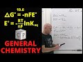 Understanding E cell, Delta G, and Equilibrium Constant