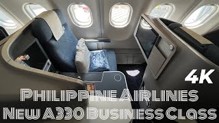Philippine Airlines Business Class | New Airbus A330 from Singapore to Manila