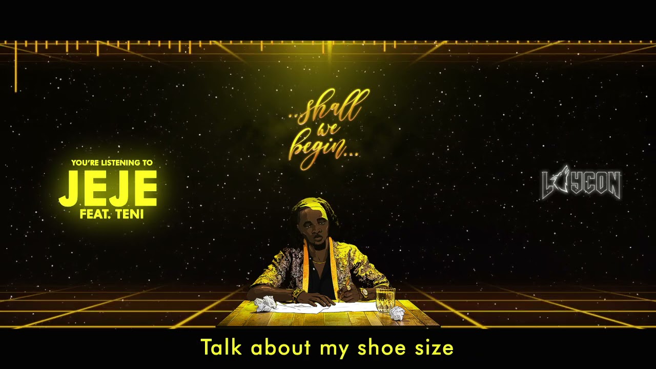 Laycon - Jeje feat. Terri (Official Lyrics Video)