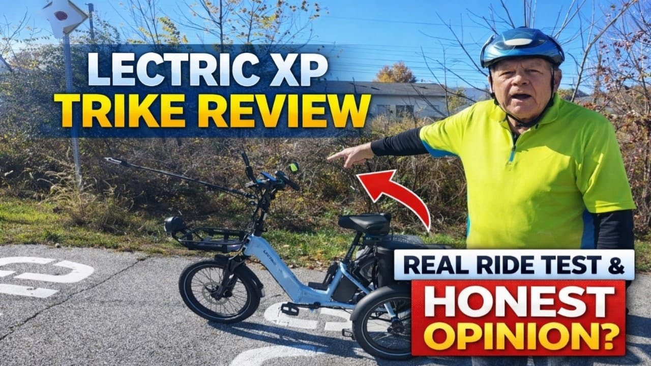 Обзор трехколесного велосипеда Lectric XP | Тест-драйв и честное мнение