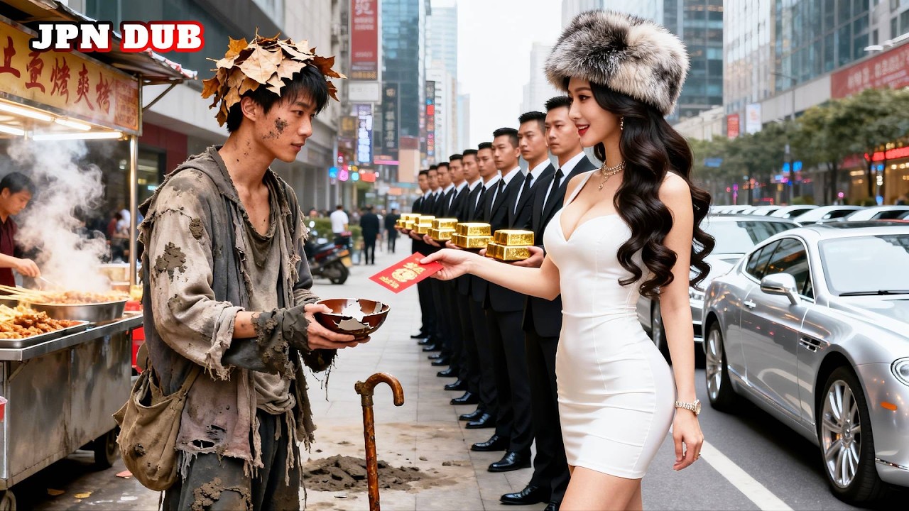 兆円規模の大富豪が乞食に変装して街へ――まさかの美女に連れ帰られ、偽装彼氏に！？ここから運命が動き出す！