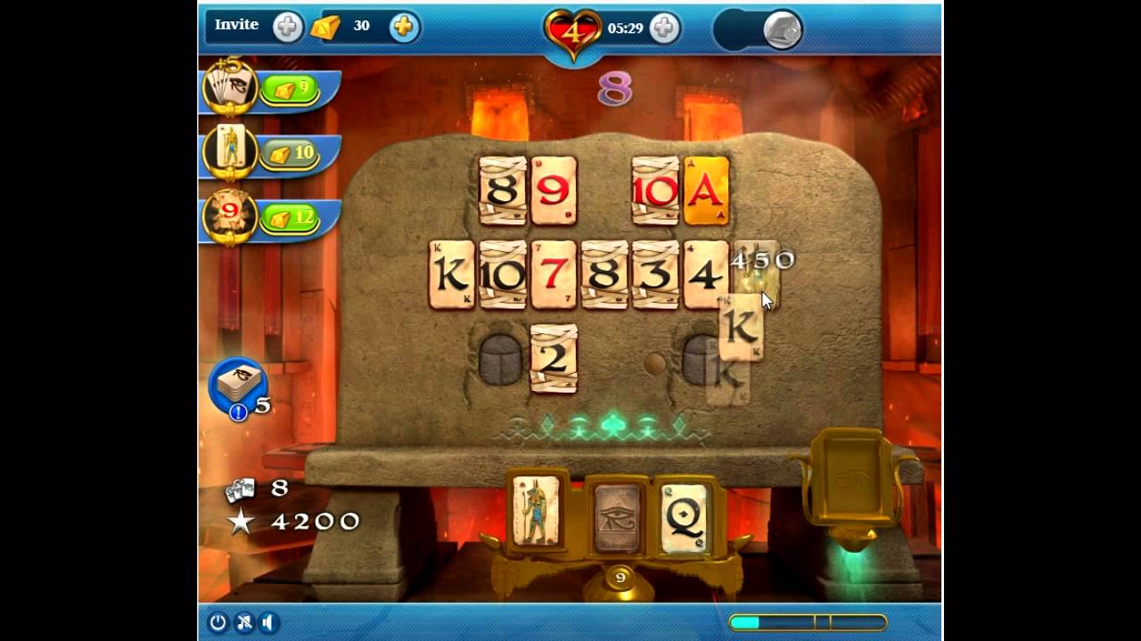 Pyramid Solitaire Saga level 80, 3 stars 😈
