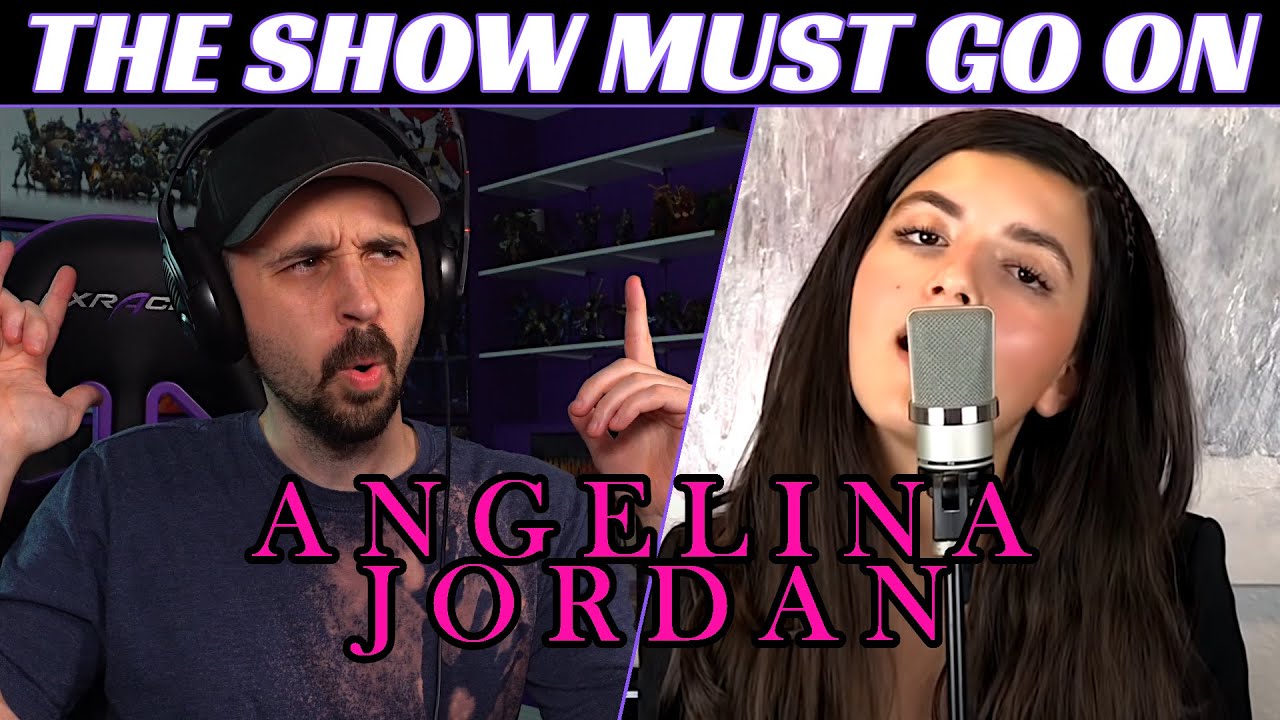 Angelina Jordan REACTION - The Show Must Go On - Queen Cover