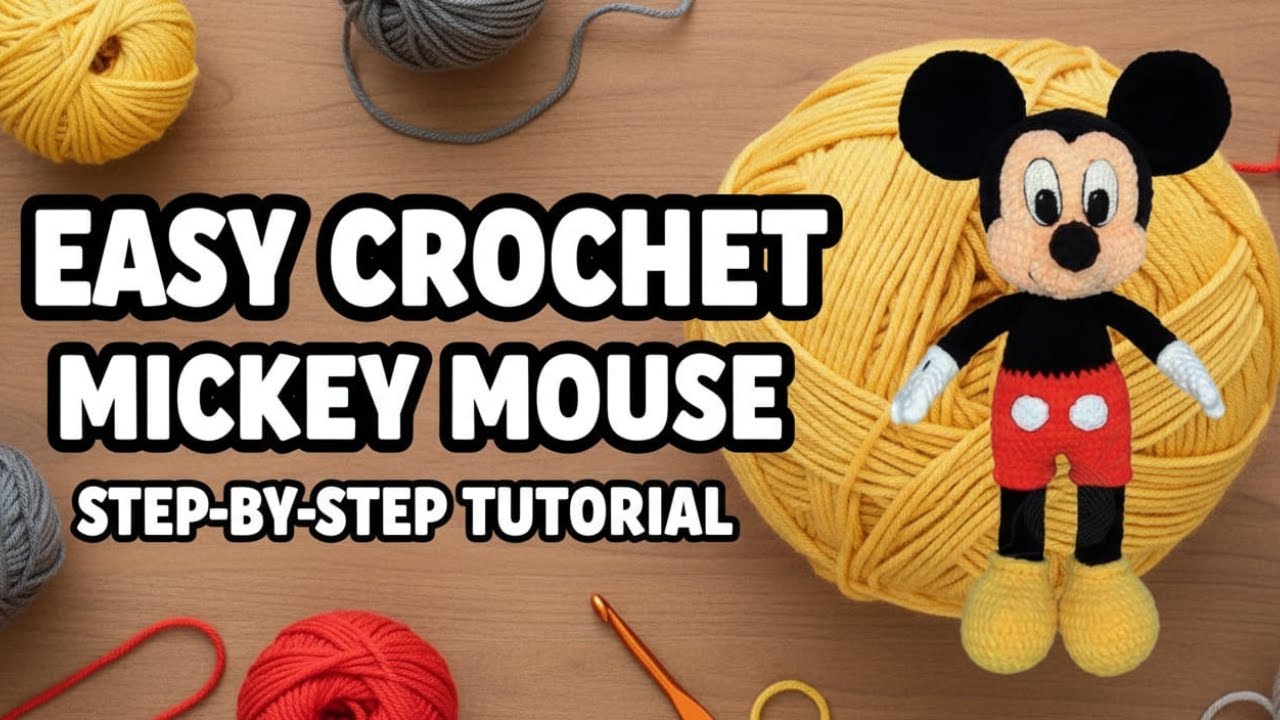 How to make a Mickey Mouse in Crochet