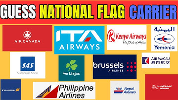 Guess the National Flag Carrier by National Flag | Airline Quiz #3