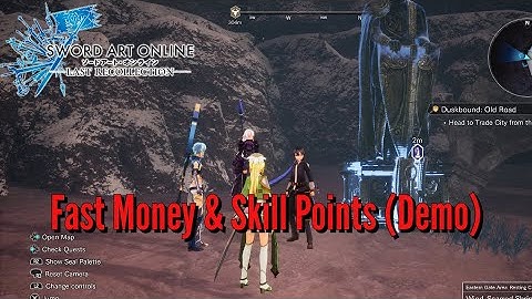 SAO Last Recollection Fast Money & Skill Point Farm (Demo Version)