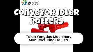 Friction aligning idler, used for conveyor to carry material.#xinyongduo #conveyorroller #conveyor 