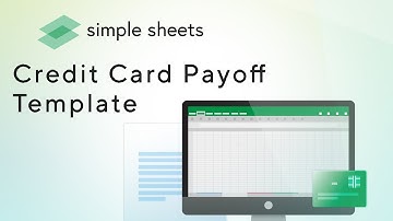 Credit Card Payoff Calculator Excel Template Step-by-Step Video Tutorial by Simple Sheets