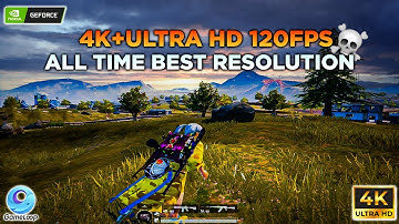 ULTRA HD+120 FPS | 4K QUALITY ON GAMELOOP | REVEAL BEST RESOLUTION OF ALL TIME | PUBGxALI