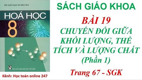 Giải bài tập hóa hoc 8 sbt bài 19 năm 2024