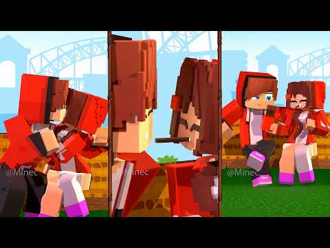 Forget Snacks, JJ kiss JJ Girl - The sweetest love story  || Minecraft Mix