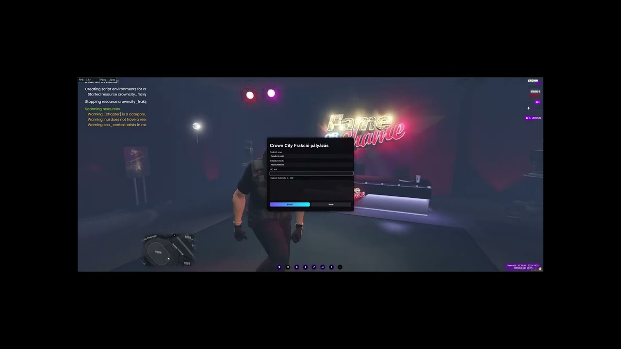 Crown City Fraki palyazas