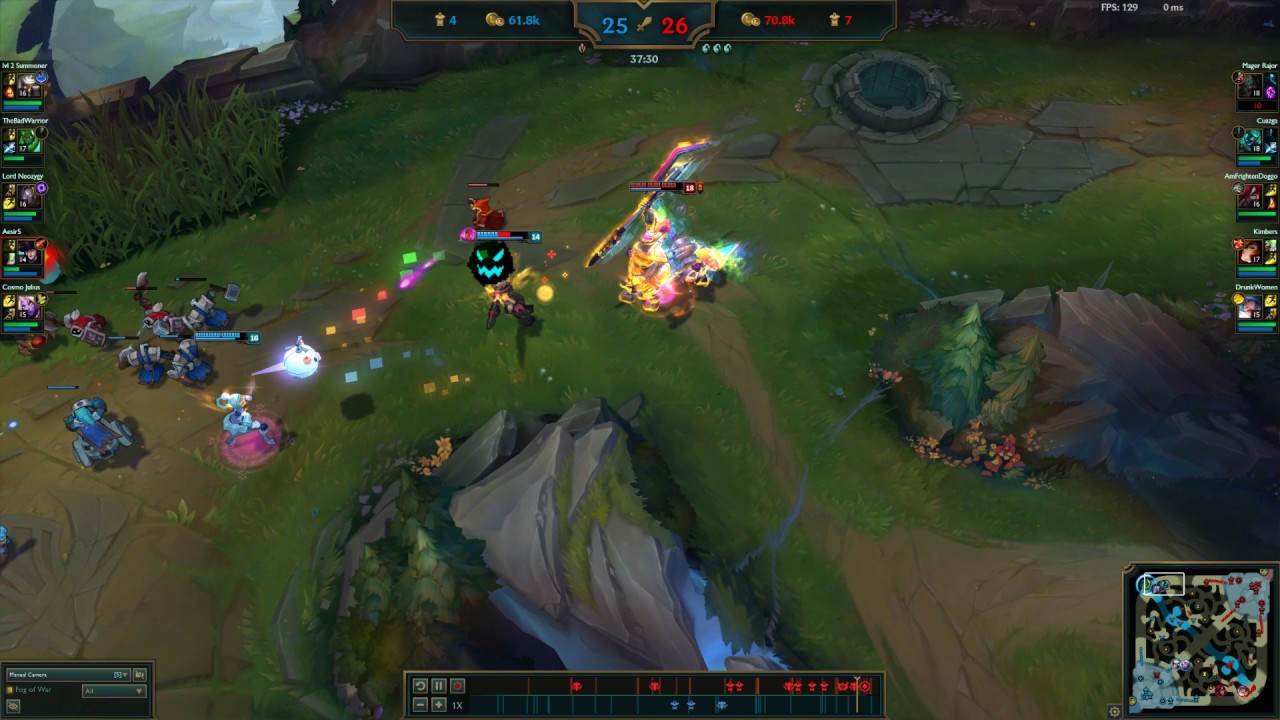 Platinum Hecarim pro play 3v1 League of Legends 2017 05 03   18 15 07 02