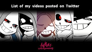 AU【Murder!Sans and others】5 short animations