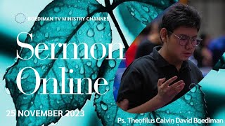 Sermon Online Of The Day - 25 November 2023