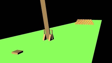 Maya - Active / Passive Bodies: Hinge & Spring Constraints (Catapult)