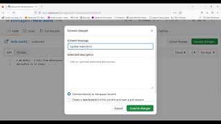 Edit Code in GitHub