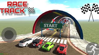 I BUILT RACE TRACK FOR CARS IN || INDIAN BIKE DRIVING 3D GAME || HOW DO BULT RACE TRACK IN THE GAME screenshot 5