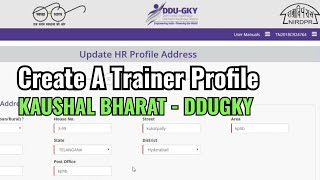 How To Creating Trainer Profile On Kaushal Bharat screenshot 5