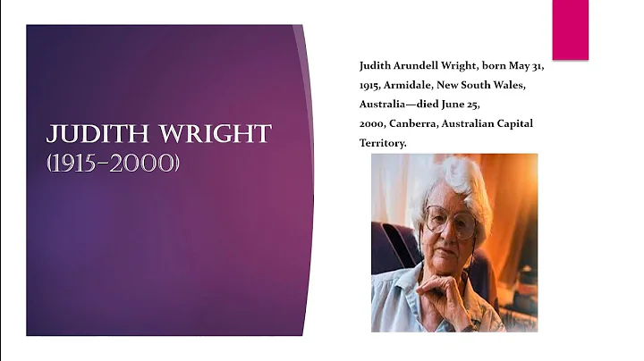 Judith wright biography