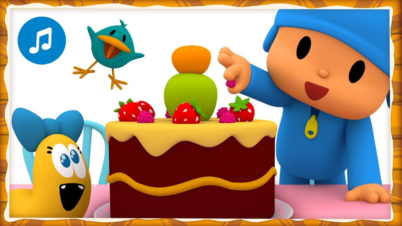 🥭🍰 FRUIT CAKE 🥭🍰 Nursery Rhymes & Baby Songs Pocoyo YouTube