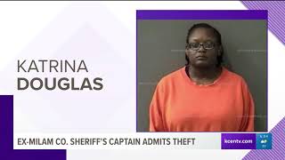 Ex-Milam Co. Sheriff's Captain admits theft