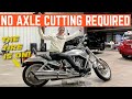 We DIDN&#39;T Have To CUT The Axle Out Of My CHEAP Harley Davidson V-ROD