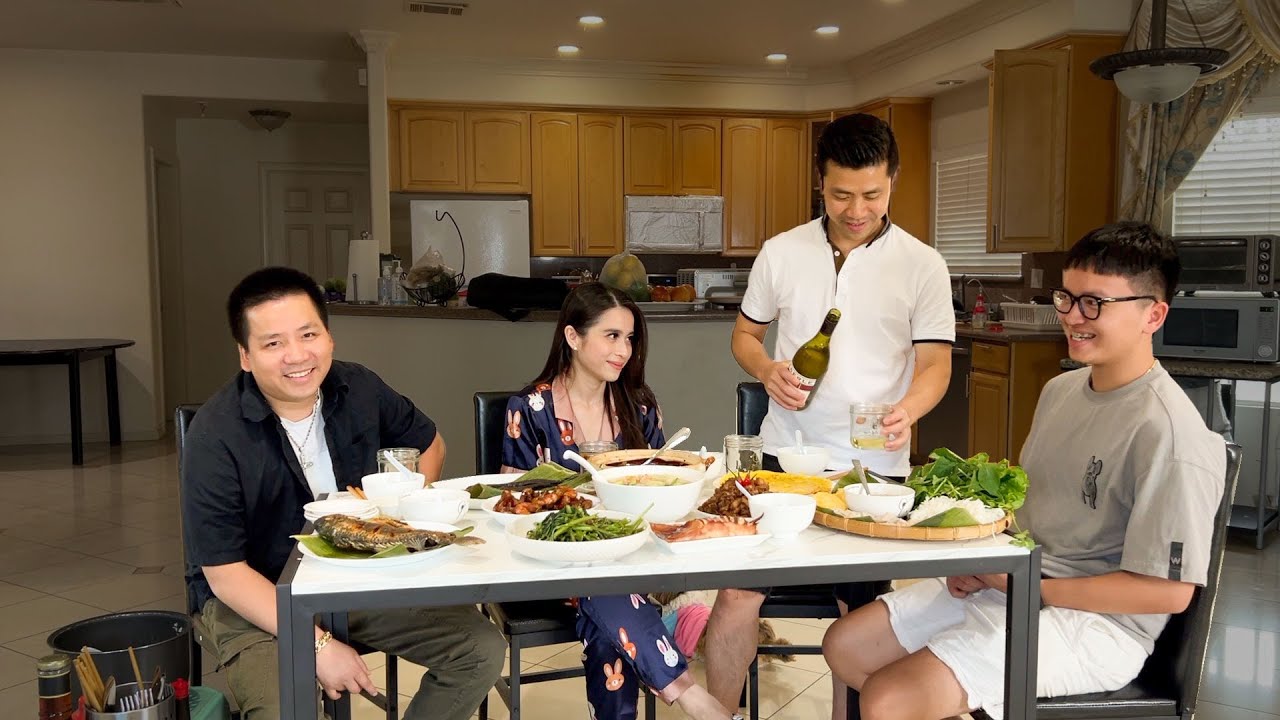 Vào nhà Thảo ở Cali xin bữa cơm quê