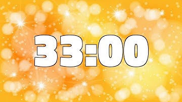 33 MINUTES TIMER COUNTDOWN [1980 seconds - Yellow Shiny]