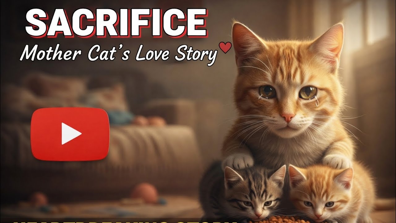 Mother Cat Sacrifice | Heart Touching Cat Story That Will Make You Cry